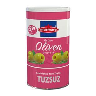 Çekirdeksiz Tuzsuz Yeşil Zeytin